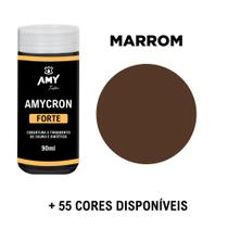 Tinta para Couro 90ml Amycron Sapatos Bolsas Volante Banco Sofá Calçados Cadeira