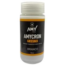 Tinta Para Couro Branco Amycron Forte 90ml Cor Branca
