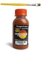 Tinta para couro havana e tenis horizonte 100ml e pincel