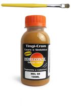 Tinta para couro mel e tenis horizonte 100ml e pincel