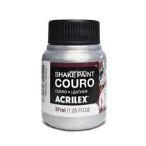 tinta para couro prata shake paint sapatos e jaquetas - general couros