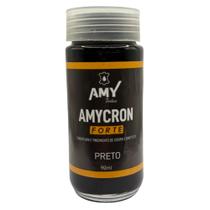 Tinta Para Couro Preto Amycron 90ml - Cor Preta