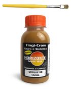 Tinta para couro uisque e tenis horizonte 100ml e pincel