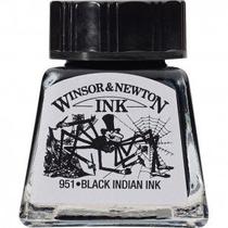 Tinta para Desenho Winsor & Newton 14ml Black Indian - WINSOR NEWTON Tinta para Desenho Winsor & Newton 14ml Black Indian - WINSOR NEWTON