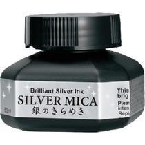 Tinta Para Desenho Zig Kuretake 60ml Silver Mica Tinta Para Desenho Zig Kuretake 60ml Silver Mica