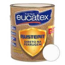 Tinta Para Ferro E Metais Direto Na Ferrugem 900ml - Branco - Eucatex