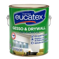 Tinta Para Gesso Drywall com Fundo 3,6L Branca Eucatex