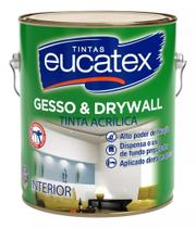 Tinta Para Gesso E Drywall Com Fundo 3,6l Branca Eucatex