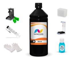 Tinta Para HP 2546 662 - CZ103AB Black 1 Litro Linha Platinum