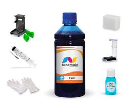 Tinta Para HP 2776 667 - 3YM78AB Cyan 250ml Linha Platinum Tinta Para HP 2776 667 - 3YM78AB Cyan 250ml Linha Platinum