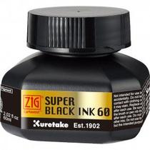 Tinta Para Ilustração SUPER Black Zig Kuretake 60ml Tinta Para Ilustração SUPER Black Zig Kuretake 60ml