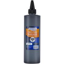 Tinta para Marcador de Quadro Branco Reabastecedora Preta 500ML