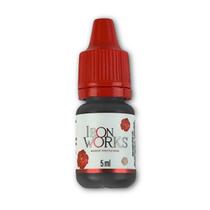 Tinta Para Micropigmentação Iron Works Cor Preto 5ml Delineado