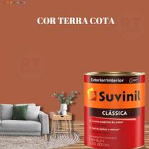 Tinta Para Parede Acrílica Laranja Suvinil Clássica 800ml Premium Antimofo