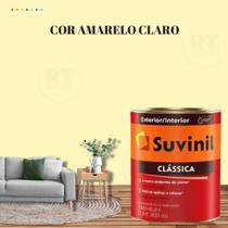 Tinta Para Parede Acrílica Suvinil Clássica 800ml Cor Amarelo Lavável Premium Cor Amarelo Caju/Cor Amarelo Colonial.