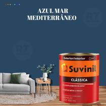 Tinta Para Parede Azul Suvinil Clássica 800ml Cor Premium Cor Azul Céu/Cor Azul Tempestade
