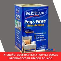 Tinta para Parede Peg e Pinte Sem Cheiro - 18 Litros - Eucatex