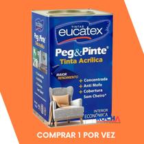 Tinta para Parede Peg e Pinte Sem Cheiro - 18 Litros - Eucatex