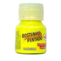 Tinta para pintar o rosto liquida Amarelo Limão fluor 35 ml Tinta para pintar o rosto liquida Amarelo Limão fluor 35 ml