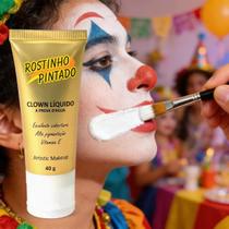 Tinta para pintura facial a Prova d"agúa 40 gr Branco Tinta para pintura facial a Prova d"agúa 40 gr Branco