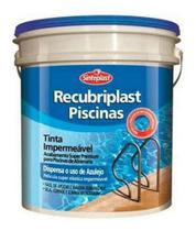 Tinta Para Piscina Azul Impermeabilizante 3,6l Recubriplast - Sinteplast