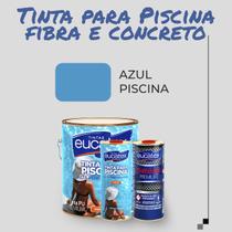 Tinta Para Piscina Azul PU Kit Eucatexx 4,5L