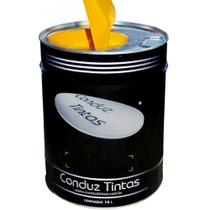 Tinta para Piso Ecológica - CONDUZ TINTAS - AMARELA - Balde 18 L.
