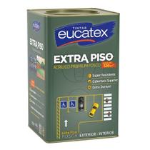Tinta para Piso Eucatex Extra Piso Acrílico Premium Cinza Escuro Fosco 18L - Eucalar