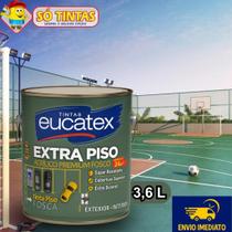 Tinta para Piso Eucatex Extra Piso Cinza 3,6L, Lavável, Ideal para Piso Externo e Muros
