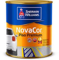 Tinta para Piso Novacor Premium Fosco Vermelho Segurança 900ml Alta Resistência