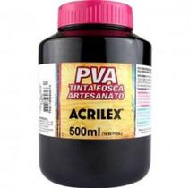Tinta Para Pva 500 Ml Fosca 519 Preta Acrilex