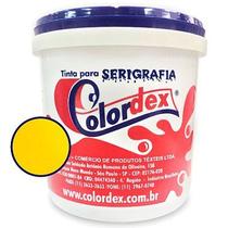 Tinta para Serigrafia Colordex Hidrocolor Mix Amarelo Ouro 5kg - Alta Definição e Cores Vivas