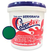 Tinta para Serigrafia Colordex Hidrocolor Mix Verde Bandeira 1Kg - Tinta à Base D'Água para Impressão