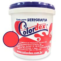 Tinta para Serigrafia Colordex Hidrocolor Mix Vermelho Vivo 1Kg