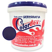 Tinta para Serigrafia Colordex Plastcolor Azul Marinho 1Kg - Alta Performance