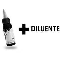 Tinta Para Tattoo Electric Ink E Diluente - Kit Profissional