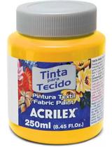 Tinta para Tecido 250ml Ref 505 Amarelo Ouro Acrilex