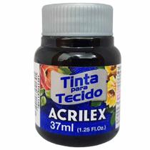 Tinta para Tecido 37ml 520 Preto Acrilex