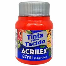 Tinta para Tecido 37ml 801 Tangerina Acrilex