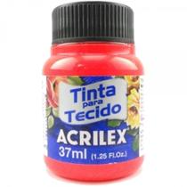 Tinta Para Tecido 37ml Fluorescente - 103 Vermelho Acrilex