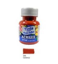 Tinta Para Tecido 37ml Fosca - 506 Cerâmica Acrilex Tinta Para Tecido 37ml Fosca - 506 Cerâmica Acrilex