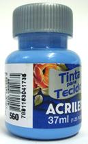Tinta Para Tecido 37ml Fosca - 560 Azul Caribe Acrilex