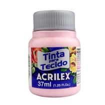 Tinta para Tecido Acrilex 37ml Rosa Bebê tie dye Artes Tinta para Tecido Acrilex 37ml Rosa Bebê tie dye Artes