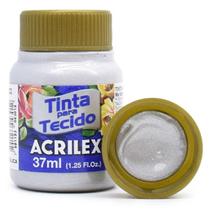Tinta para Tecido Acrilex Metálica 37ml