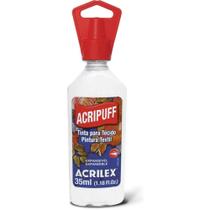 Tinta para Tecido Acripuff 35ML Branco PCT.C/06