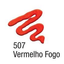 Tinta Para Tecido Acripuff Acrilex 35ml 507 - Vermelho Fogo