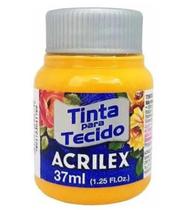 Tinta Para Tecido Amarelo Ouro 37Ml Acrilex