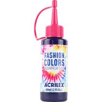 Tinta para tecido aquarela silk 60ml violeta acrilex