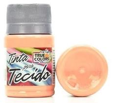 Tinta para tecido cor 1028-papaia 37 ml true colors