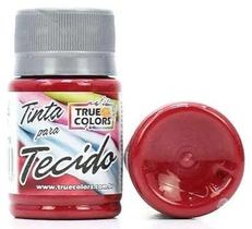 Tinta para Tecido Cor 1076 - Púrpura - 37ml - True Colors Tinta para Tecido Cor 1076 - Púrpura - 37ml - True Colors